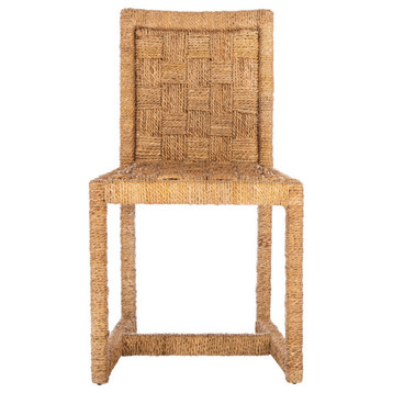Safavieh Couture Jermaine Woven Dining Chair, Natural