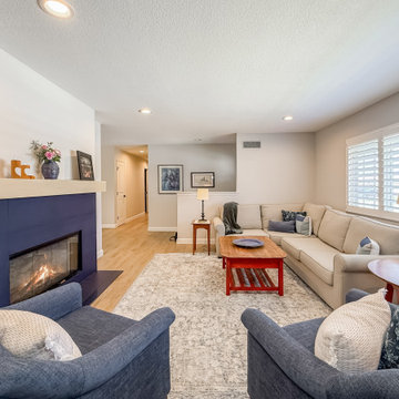 modest living room space