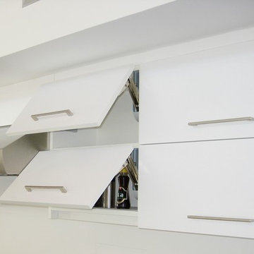 Kitchen Vertical Lifting Cabinet Doors