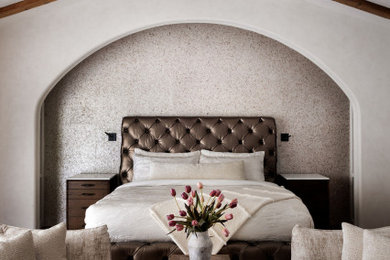 Tuscan bedroom photo in Los Angeles