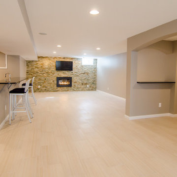 Astounding Completed Basement