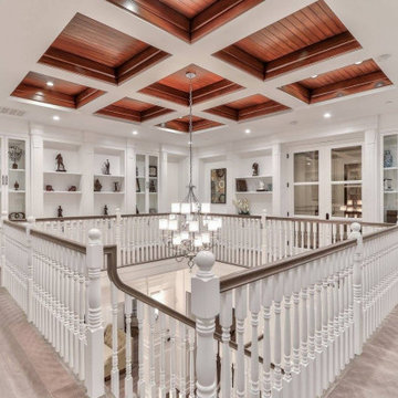 Studio City Coffered Stair Landing,
