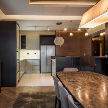 Brown Quartz Table Top