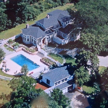 Craftsman Style Addition - Aerial View