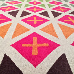 The Vibrant Colored Rug - Area Rugs