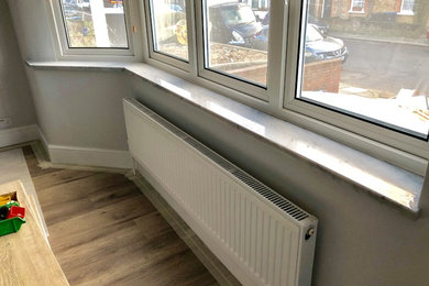 This is an example of a modern living room in London.