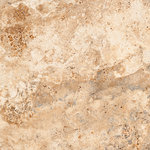 Emser Tile - Cabo Coast 13"x13" Ceramic Floor Tile, Set of 14 - Cabo features crackled, nuanced movement to emulate the subtle details of natural travertine. Imperfect depths of warm and cool neutrals reflect a relaxed, coastal feel. Varied tile sizes and formats invite a range of applications.