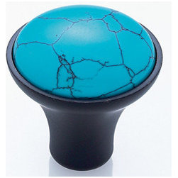 Turquoise Knob - Cabinet And Drawer Knobs