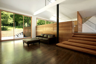 Inspiration for a modern home design remodel in Portland