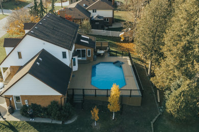 TimberTech Pool Deck with Aluminum Railings