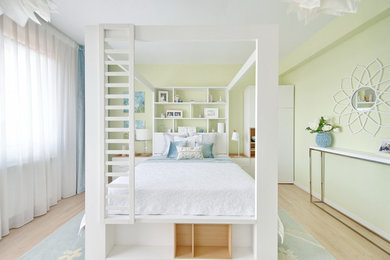 Example of a trendy bedroom design in Other
