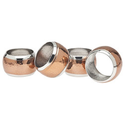 Contemporary Napkin Rings by GODINGER SILVER