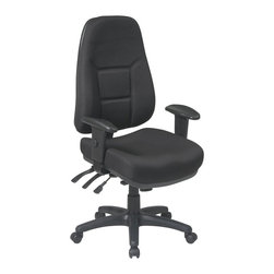 Black High Back Ergonomic Office Chair - Office Chairs