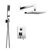Holden Shower Set For Two, All Inclusive, Individual Functions, Polished Chrome