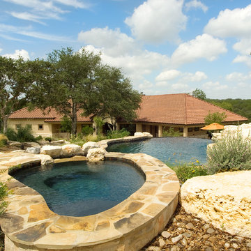 Cordillera Ranch/Boerne Vanishing Edge Pool/SpaLandscape