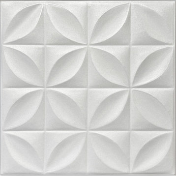 Home Decor, Ceiling Tiles, Glue Up, Foam,20"x20", R3, Pack of 8