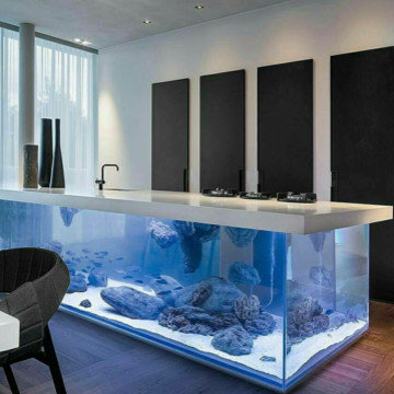 Aquarium Island Countertop