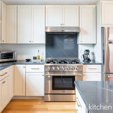 Bright and Updated Custom Kitchen