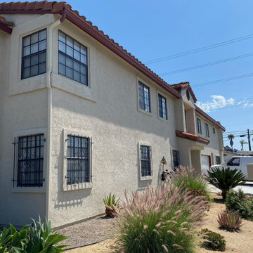 North Park, SD Rain Gutter Project (corner view)