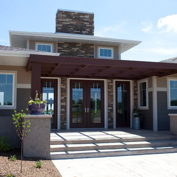 Modern Prairie Style Lakeshore Home