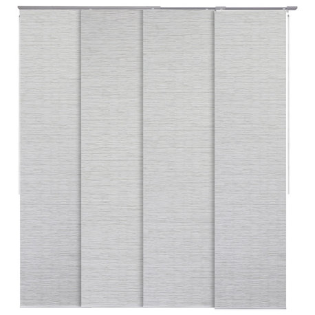 Adjustable Sliding Panel Track Blind 45.8"-86" W x 96" L, Classic, Mica