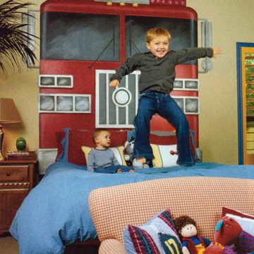 Child's Fireman Bedroom