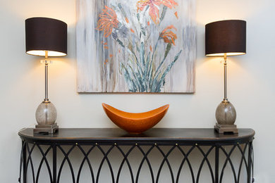 Inspiration for a transitional home design remodel in Kansas City