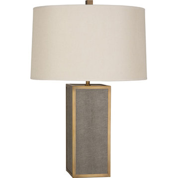Anna Table Lamp, Brown/Taupe