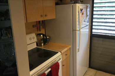 Minimalist kitchen photo in Tampa