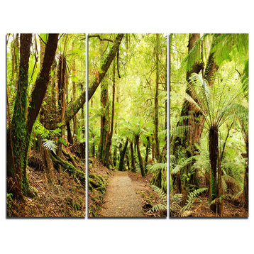 "Rainforest Panorama Landscape" Photo Canvas Print, 3 Panels, 36"x28"