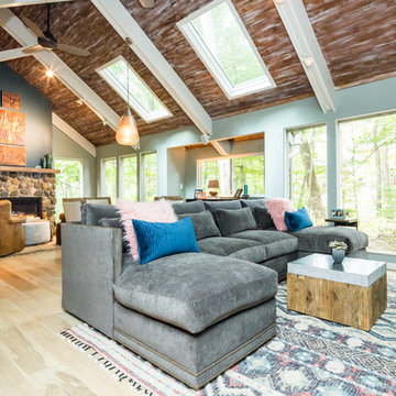 Cozy Columbus Home with Earthy Tones and Textures