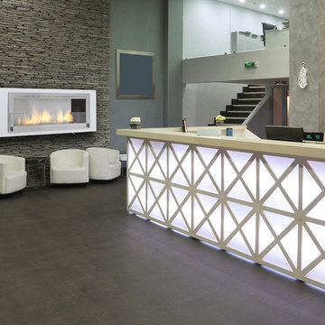 Santa Cruz Wall Ethanol Fireplace By Eco-Feu