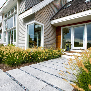 Fish Brook Overlook - Granite and Natural Stone Pool Terrace and Gunite Lap Pool