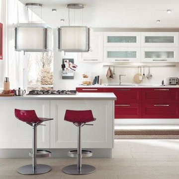 Modern Italian Custom Made Kitchens by LUBE