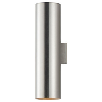 Maxim Outpost 2-Light 22"H Outdoor Wall Sconce 26105AL - Brushed Aluminum