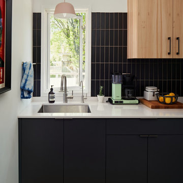 Modern Command Center Kitchen Remodel