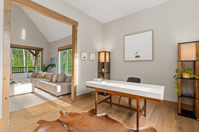 Home office - contemporary home office idea in Other