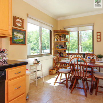 New Windows in Pretty Kitchen Dinette - Renewal by Andersen Long Island, NY