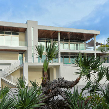 Elevated Pool House