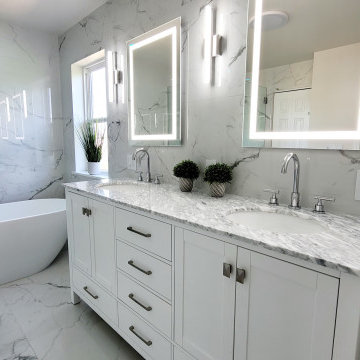 Modern Main Bathroom amazing transformation