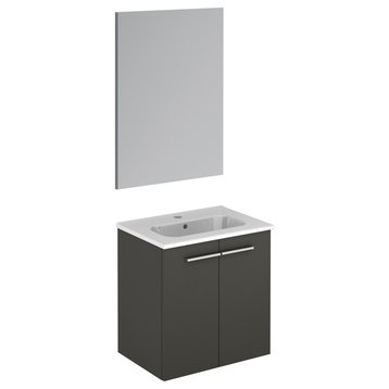 WS Bath Collections Start 50 Pack Start 20" Single Vanity Set - Anthracite