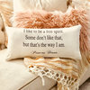 Coco Chanel/Princess Diana Royal Double Sided Linen Pillow With Removable Silver