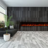 Landscape Fullview Fireplace, Contemporary Glass Ember Kit