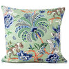 Green Chinoiserie Pillow Cover, Colonial Williamsburg Fabric, 20x20