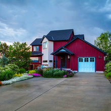 Garage and front doors
