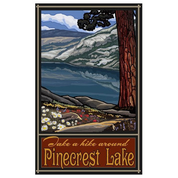 Paul A. Lanquist Pine Crest Lake California Trail Art Print, 24"x36"