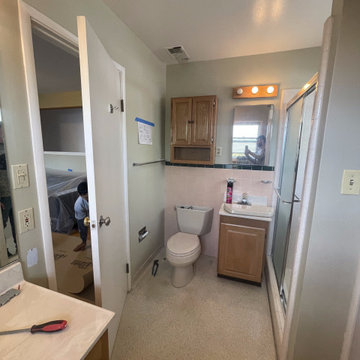 two bathrooms remodel