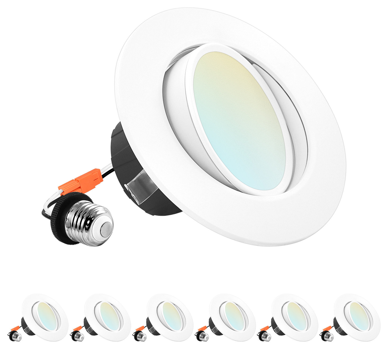 LUXRITE 5/6 Inch Gimbal LED Recessed Lighting Can Nigeria | Ubuy - View #8