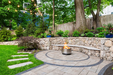 Patio - craftsman patio idea in Boston