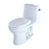 Toto UltraMax II Elongated One-Piece Toilet MS604114CEFRG#01 Cotton White